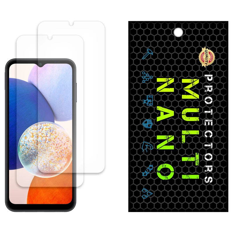 محافظ صفحه نمایش مات مولتی نانو مدل X-S2M مناسب برای گوشی موبایل سامسونگ Galaxy A14 5G بسته دو عددی