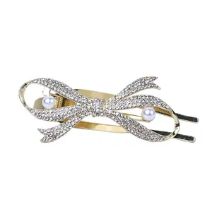 گیره مو زنانه مدل فرانسوی 2 نگینه