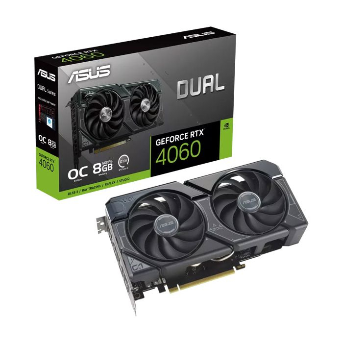 کارت گرافیک ایسوس مدل RTX 4060 ASUS DUAL OC 8GB