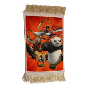 فرش ماشینی دیوارکوب مدل پاندا کونگ فو کار کد 9