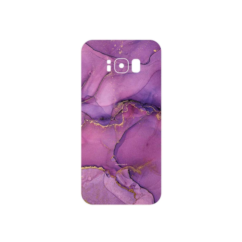 برچسب پوششی ماهوت مدل Purple Marble مناسب برای گوشی موبایل سامسونگ Galaxy S8