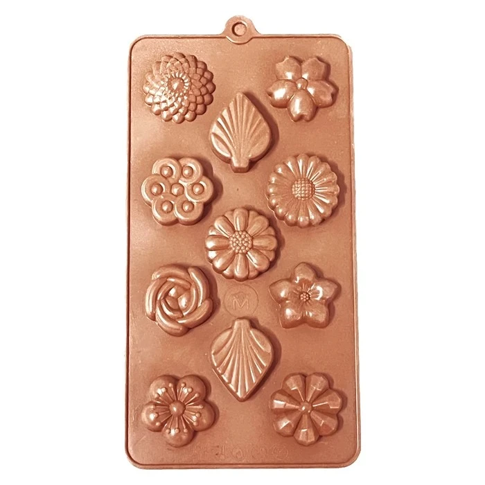 قالب شکلات سیلیکونی مدل گل میکس