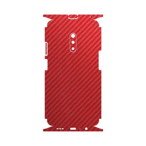 MAHOOT Red-Fiber-FullSkin Cover Sticker for Oppo Realme X