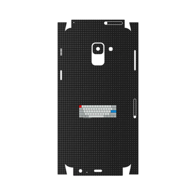 برچسب پوششی ماهوت مدل Minimal Keyboard Icon-FullSkin مناسب برای گوشی موبایل سامسونگ Galaxy A8 2018