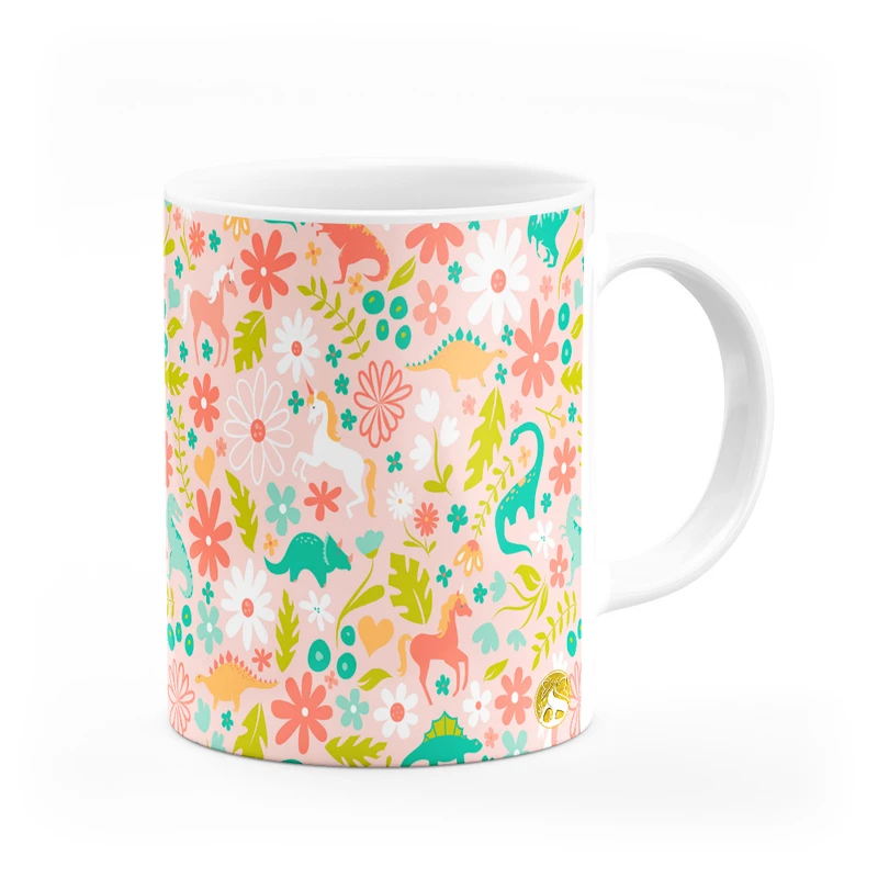 ماگ هومرو طرح یونیکورن اسب تک شاخ مدل MG9607