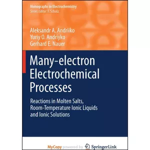 کتاب Many-electron Electrochemical Processes اثر nan انتشارات Springer