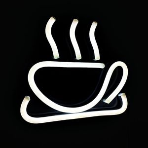 نقد و بررسی چراغ نیون طرح فنجان قهوه توسط خریداران