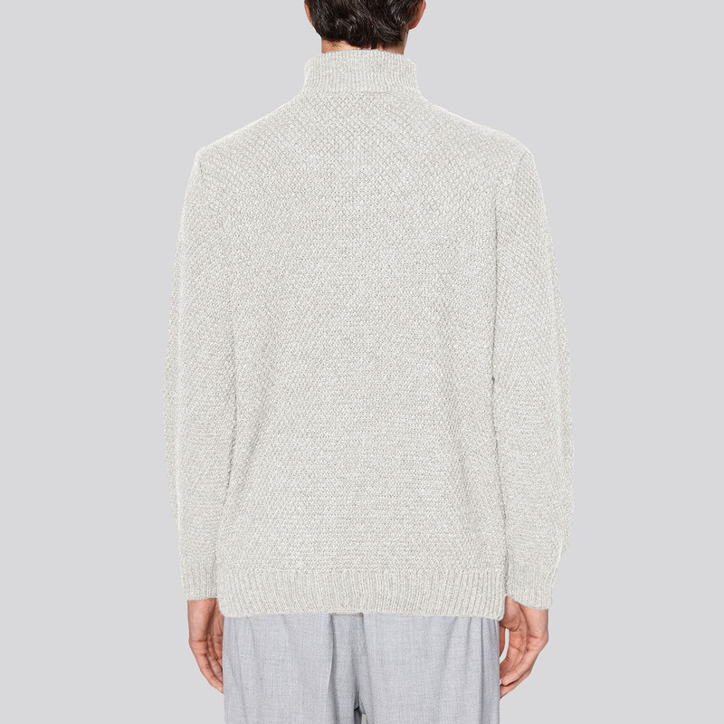 پلیور یقه برگردان مردانه مدل 818083486 طرح ترندیول