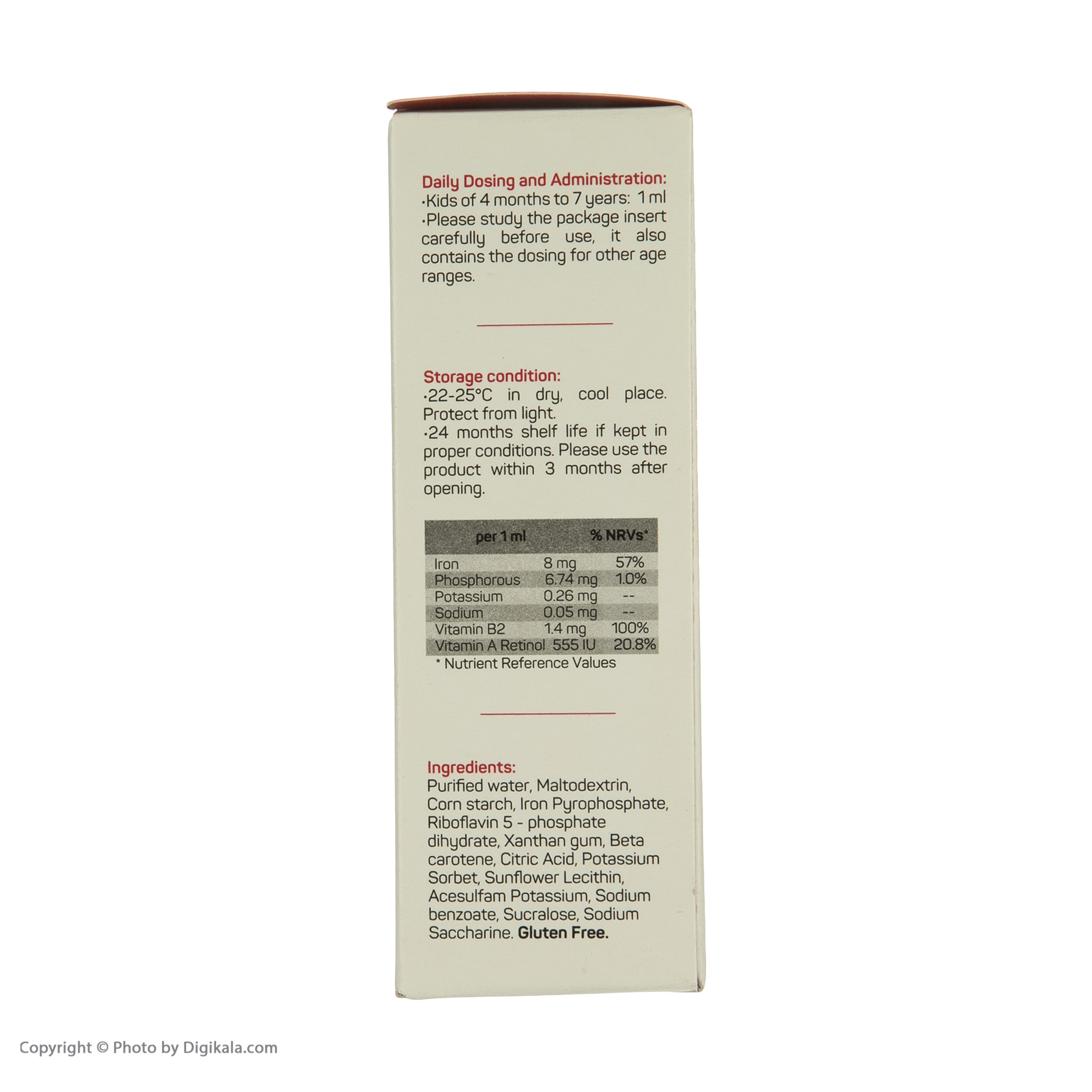 قطره آهن فری نون دلنوا فارما -30 میلی لیتر