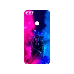 MAHOOT Smoke Rainbow Digital Art 2 Cover Sticker for Huawei Y7 Prime 2018