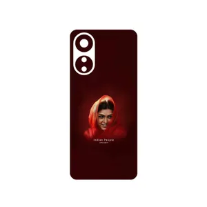 MAHOOT Portrait of an Indian Woman Cover Sticker for Oppo A78 4G