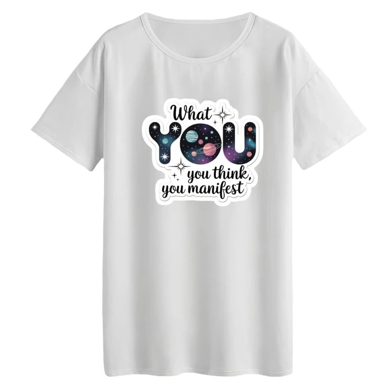 تی‌شرت لانگ آستین کوتاه زنانه مدل تکست کد 1