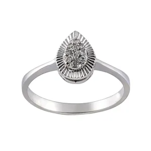 انگشتر نقره زنانه جواهری سون مدل 2826