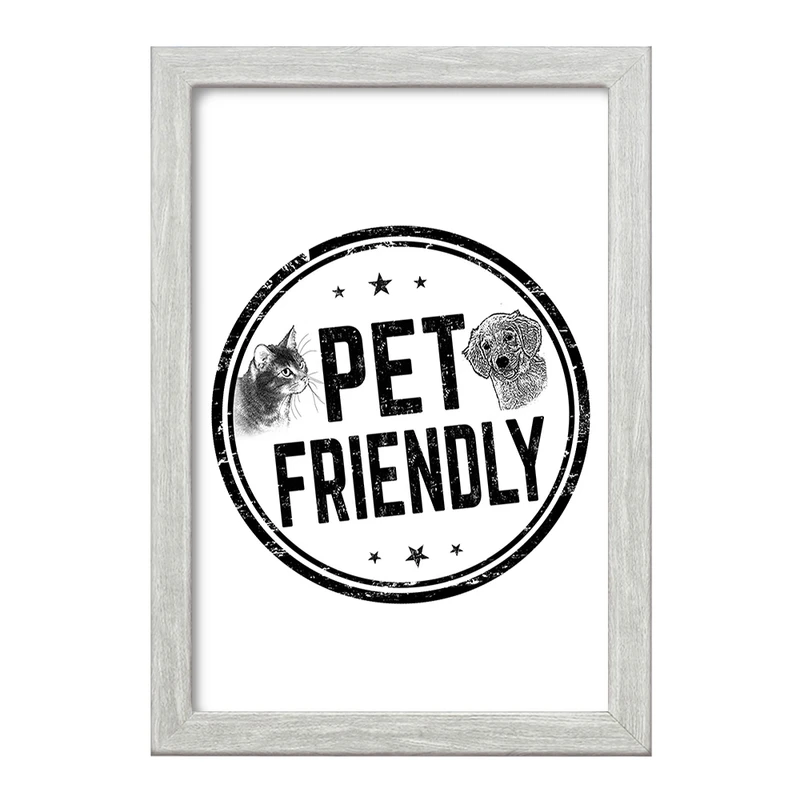 تابلو خندالو طرح حمایت از حیوانات کد 27357