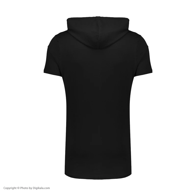 عکس شماره 6 : تیشرت کلاه دار آستین کوتاه مردانه باینت کد 323-11