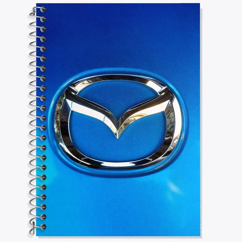 دفتر زبان 50 برگ خندالو مدل سه خط طرح مزدا mazda کد 23515