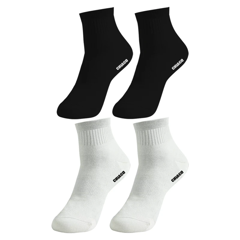 جوراب ساق کوتاه مردانه چیاکو مدل ساده کد 0309 بسته دو عددی