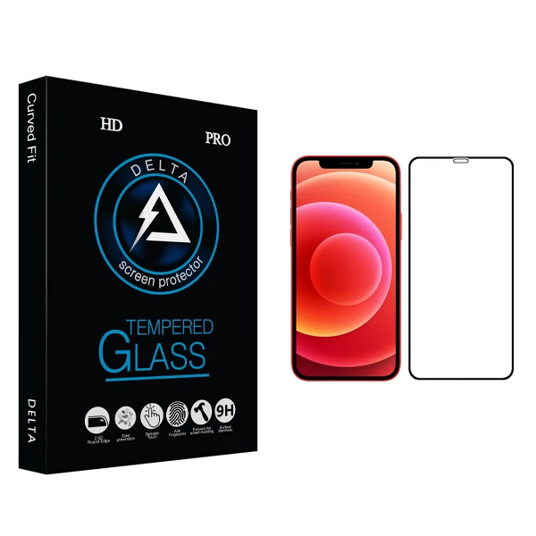 محافظ صفحه نمایش دلتا مدل HD مناسب برای گوشی موبایل اپل iPhone 12 Pro Max