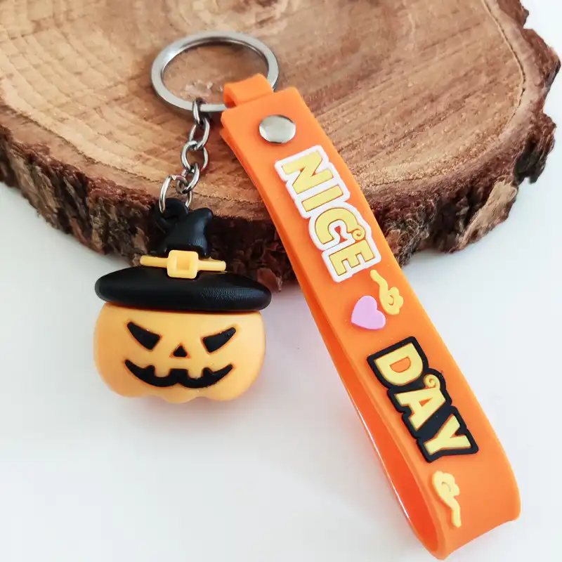 جاکلیدی مدل سیلیکونی طرح کدو تنبل هالوین کد DB20