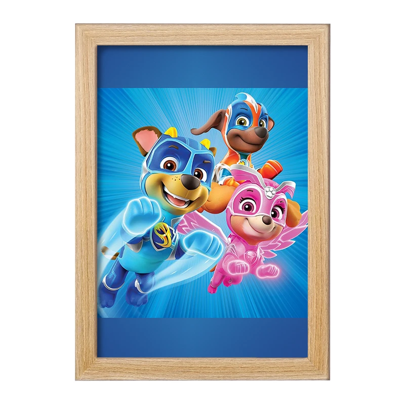 تابلو خندالو مدل چیس و اسکای و زوما سگ های نگهبان Paw Patrol  کد 12584