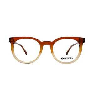 فریم عینک طبی گرد مدل YC31103 مناسب فرم صورت مستطیلی