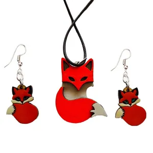 نیم ست زنانه مدل روباه کد vifa-345