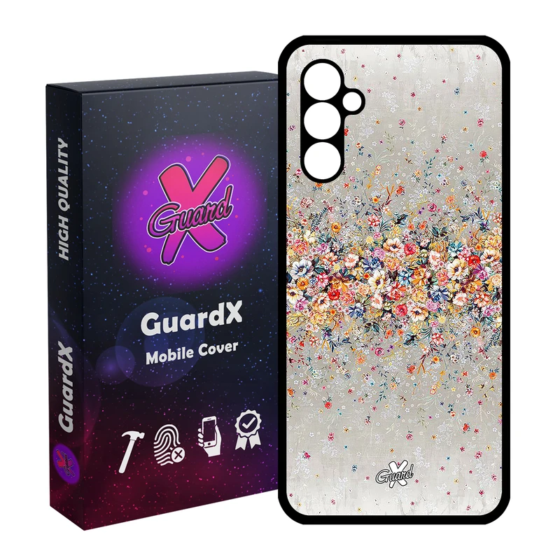 کاور گارد ایکس طرح Flower مدل Glass10409 مناسب برای گوشی موبایل سامسونگ Galaxy A24/A24 4G/M34 5G