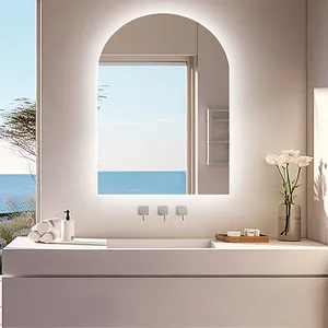 آینه سرویس‌ بهداشتی آزالیا مدل بک لایت نوردار NKBC5060 سایز 50*60 سانتی متر