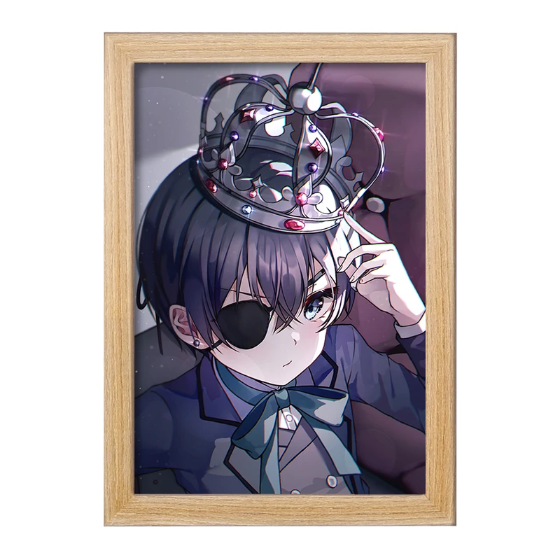 تابلو خندالو مدل شیل انیمه خادم سیاه Black Butler  کد 16342