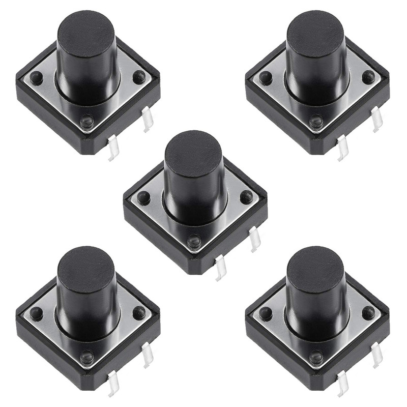 میکرو سوئیچ مدل Vertical-12×12×12-4P بسته 5 عددی