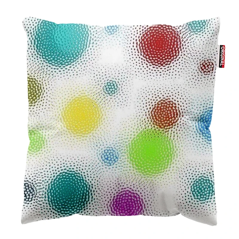 کوسن پاد آفرین طرح رنگی زیبا کد 1736 سایز 30*30 سانتی متر