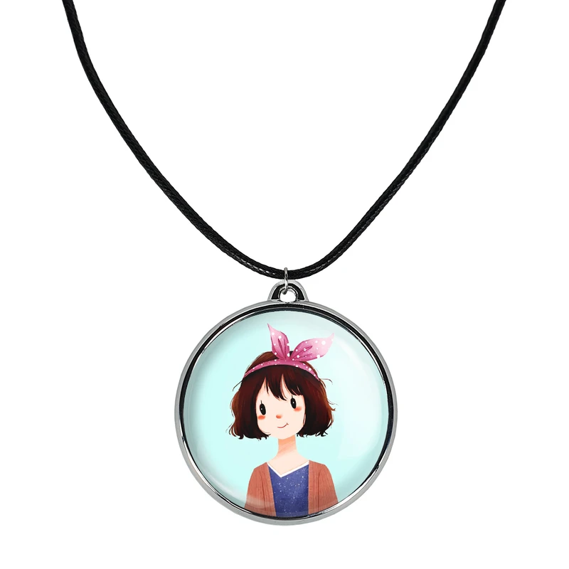 گردنبند خندالو مدل دخترانه فانتزی کد 2575225746