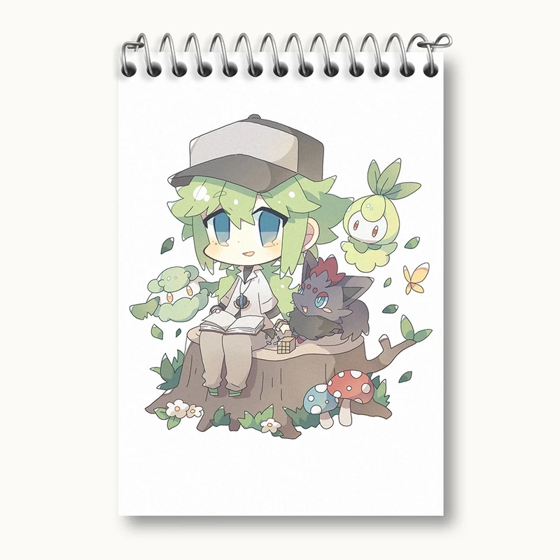 دفتر یادداشت 50 برگ خندالو مدل بازی پوکمون (pokemon) کد 32725