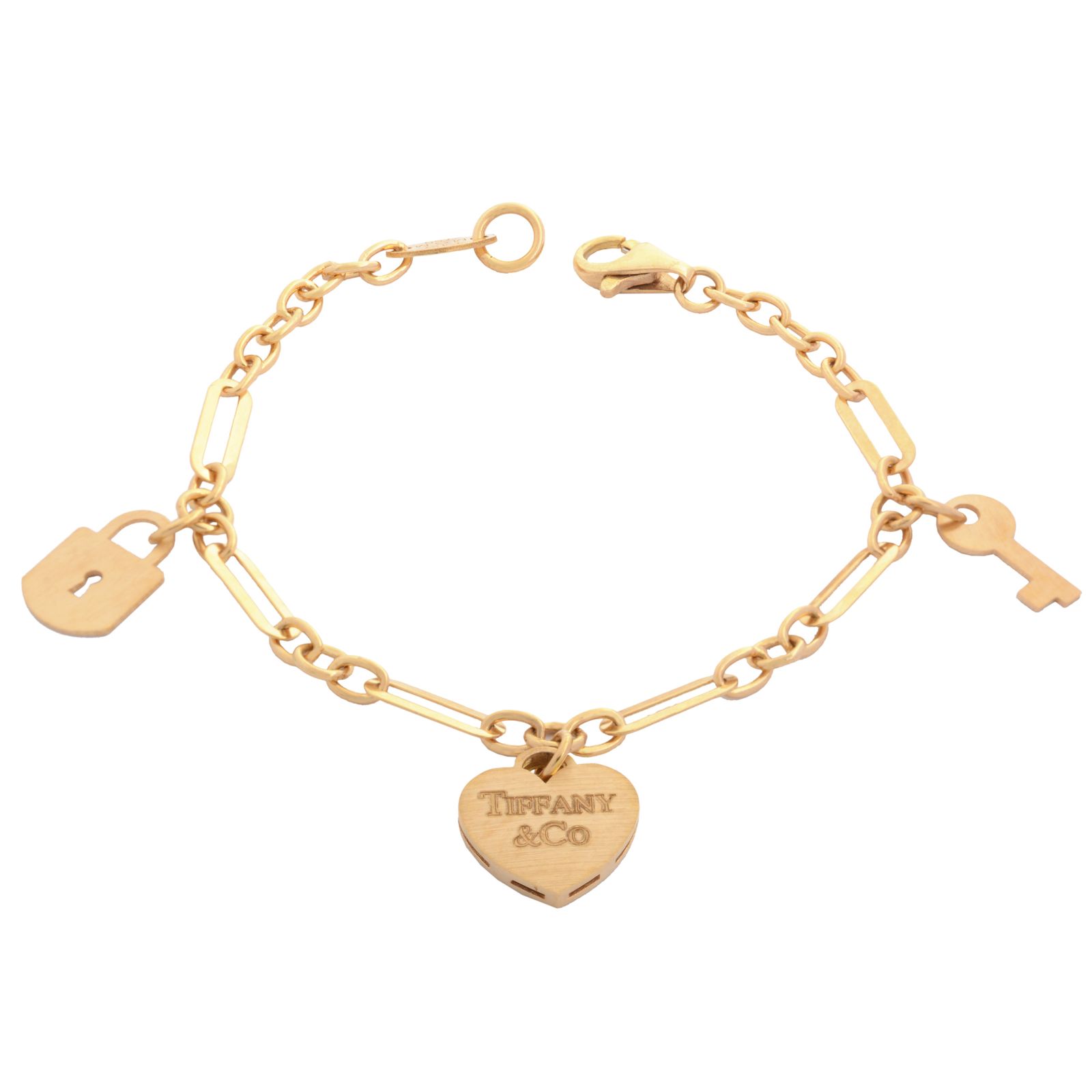 دستبند طلا 18 عیار زنانه طلای مستجابی  کد MGM18 -  - 1