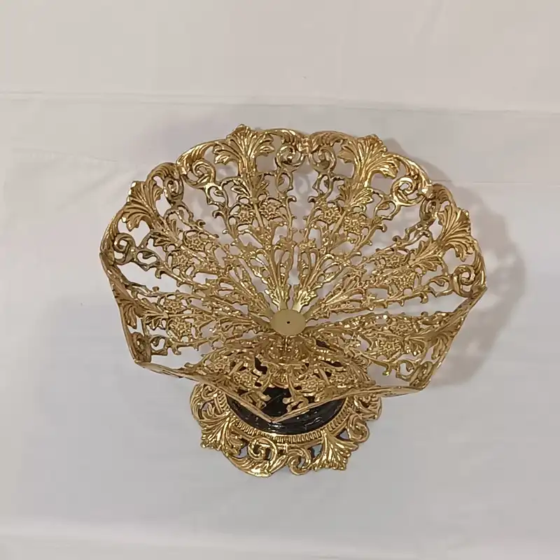 میوه خوری برنجی مدل گلبرگ کد M-1049