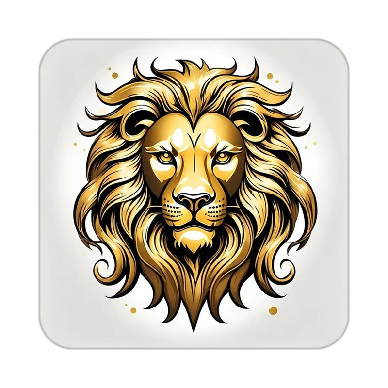 زیر لیوانی کاکتی طرح شیر مدل mp24401