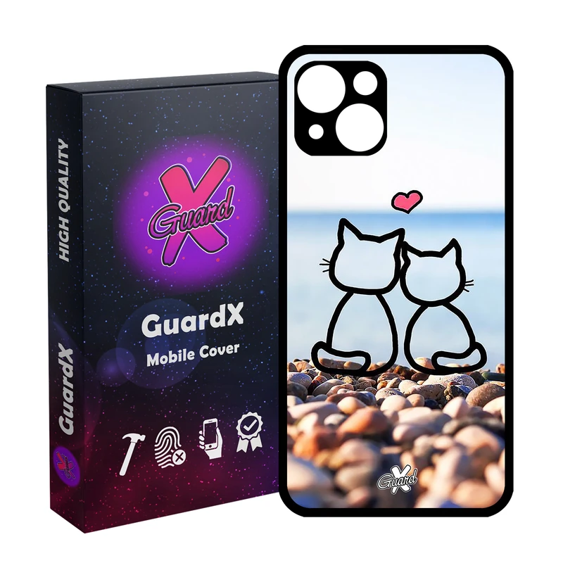 کاور گارد ایکس طرح Love مدل Glass10016 مناسب برای گوشی موبایل اپل iPhone 13