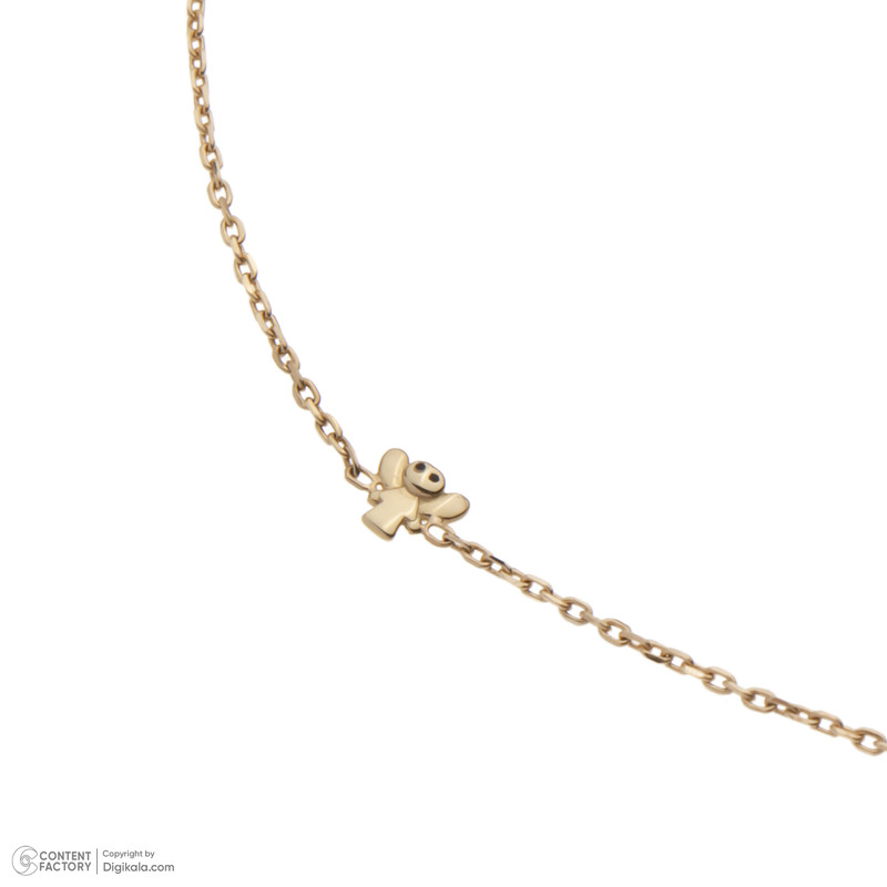 پابند طلا 18 عیار زنانه درریس مدل fc450