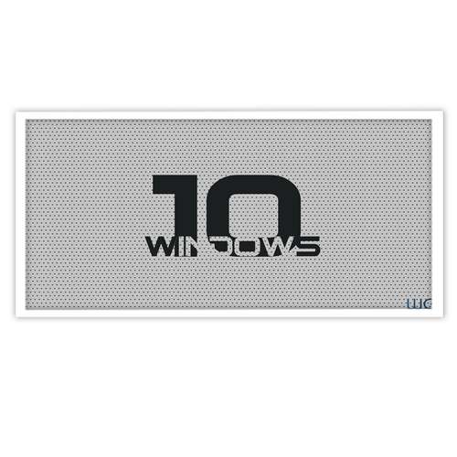 تابلو بکلیت طرح ویندوز 10 مدل B-S2462
