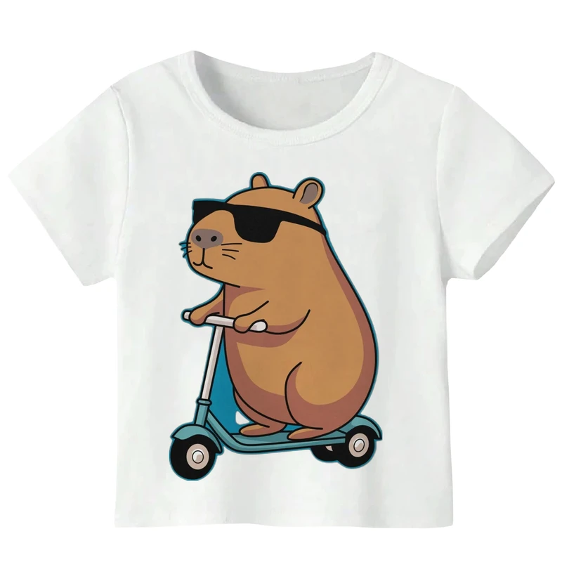 تی شرت آستین کوتاه پسرانه مدل موش عینکی WS99