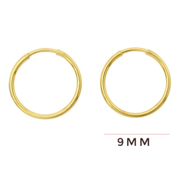 گوشواره طلا 18 عیار زنانه دوست خوب مدل dk455-0