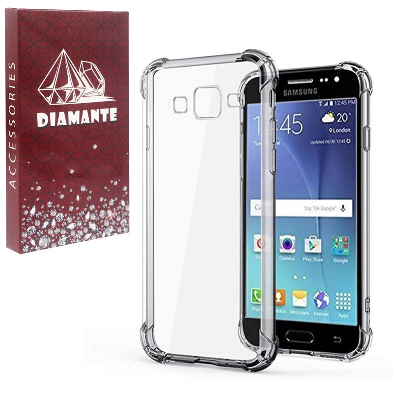 کاور دیامانته مدل بی رنگ مناسب برای گوشی موبایل سامسونگ Galaxy J2 Prime 2017 / J2 2017