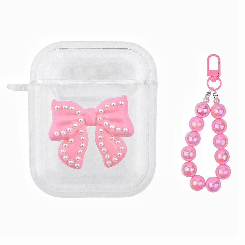 کاور طرح پاپیون مرواریدی مناسب برای کیس اپل ایرپاد 2/1 به همراه آویز