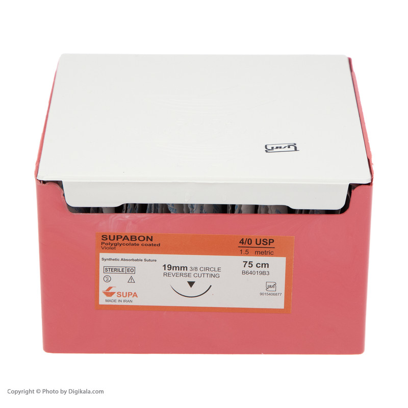 نخ بخیه سوپا مدل ویکریل بسته 36 عددی