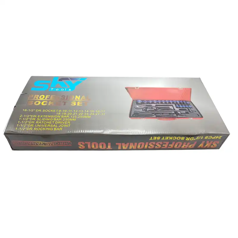 مجموعه 24 عددی آچار و سری بکس اسکای مدل 7127B