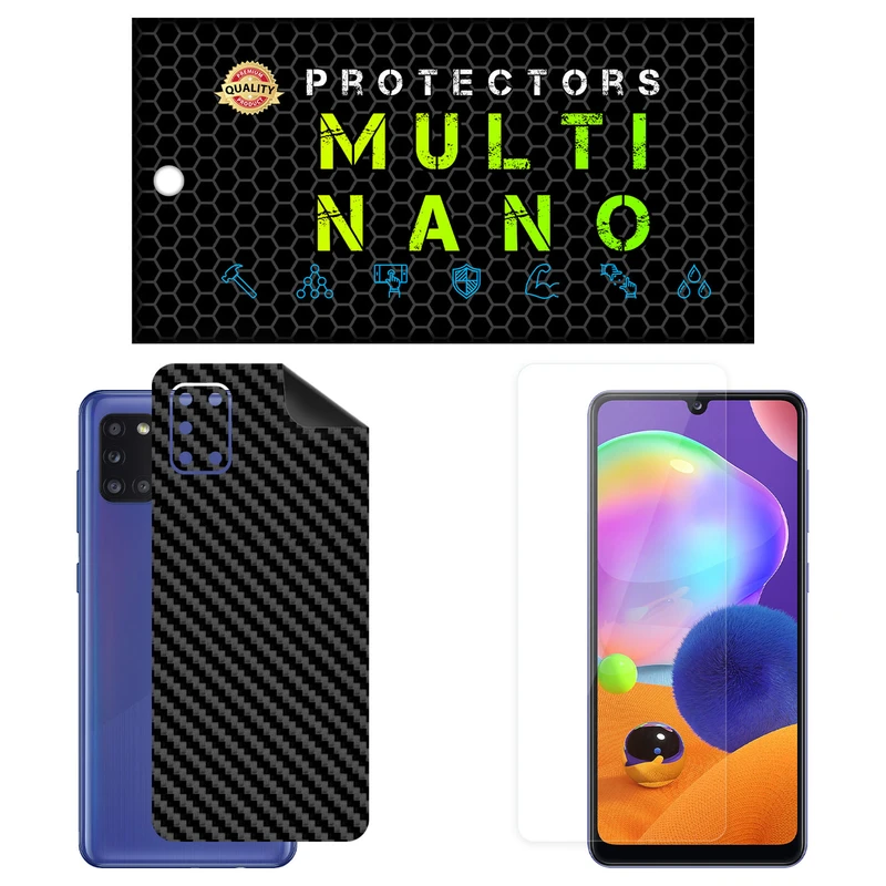 محافظ صفحه نمایش مولتی نانو مدل X-SFC مناسب برای گوشی موبایل سامسونگ Galaxy A31 به همراه برچسب پوششی