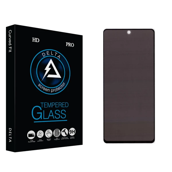 محافظ صفحه نمایش حریم شخصی دلتا مدل HD مناسب برای گوشی موبایل شیائومی Redmi Note 9 Pro / Note 9S