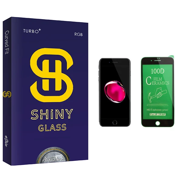 محافظ صفحه نمایش سرامیکی آتوچبو مدل Shiny Glass مناسب برای گوشی موبایل اپل iPhone 8 Plus