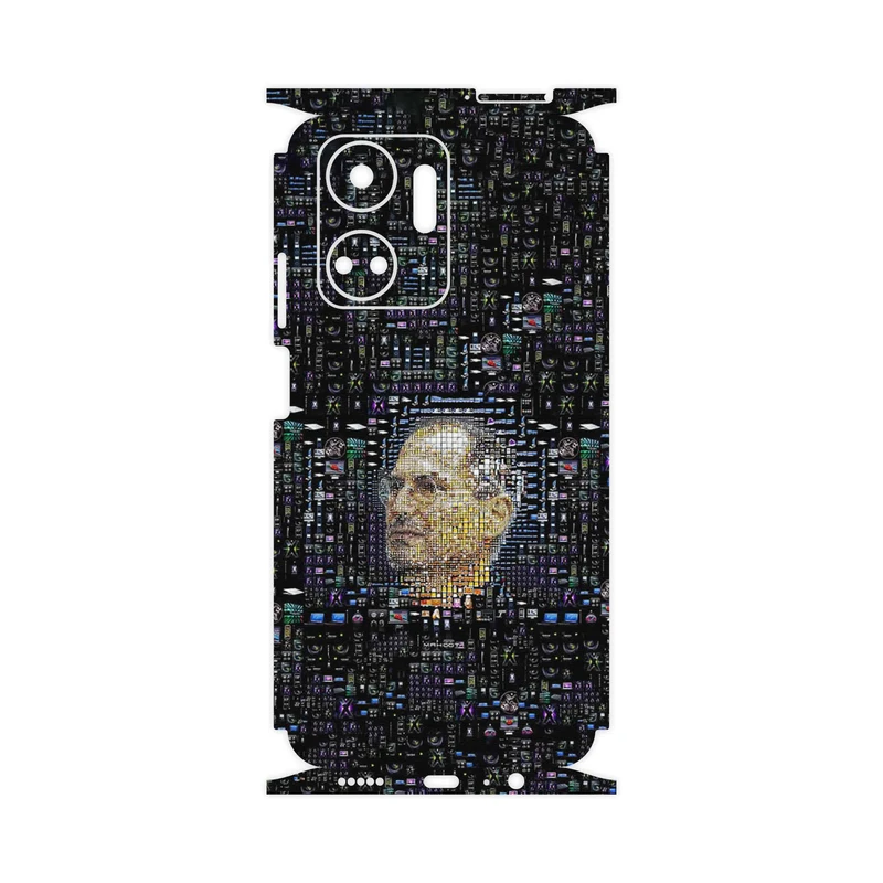 برچسب پوششی ماهوت مدل Collage of Steve Jobs 2-FullSkin مناسب برای گوشی موبایل آنر X7a