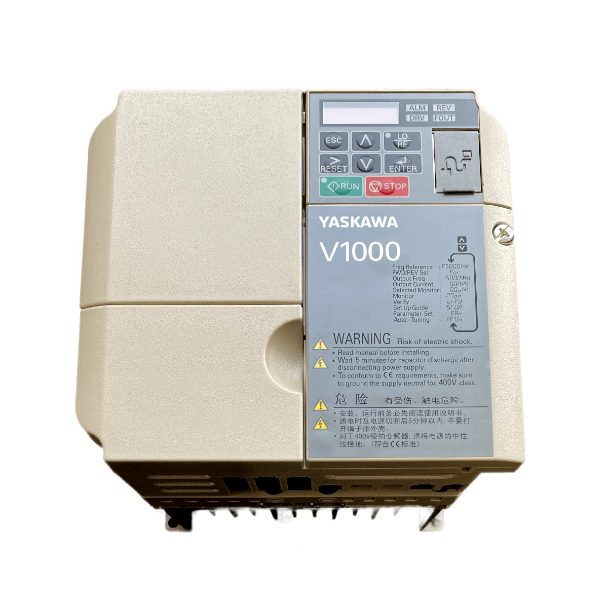  اینورتر یاسکاوا مدل V1000 کد CIMR-VB4A0011 ظرفیت 3.7 کیلووات